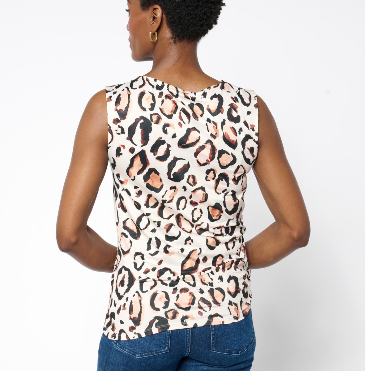 C Wonder Cinch Front Sleeveless Top | HSN