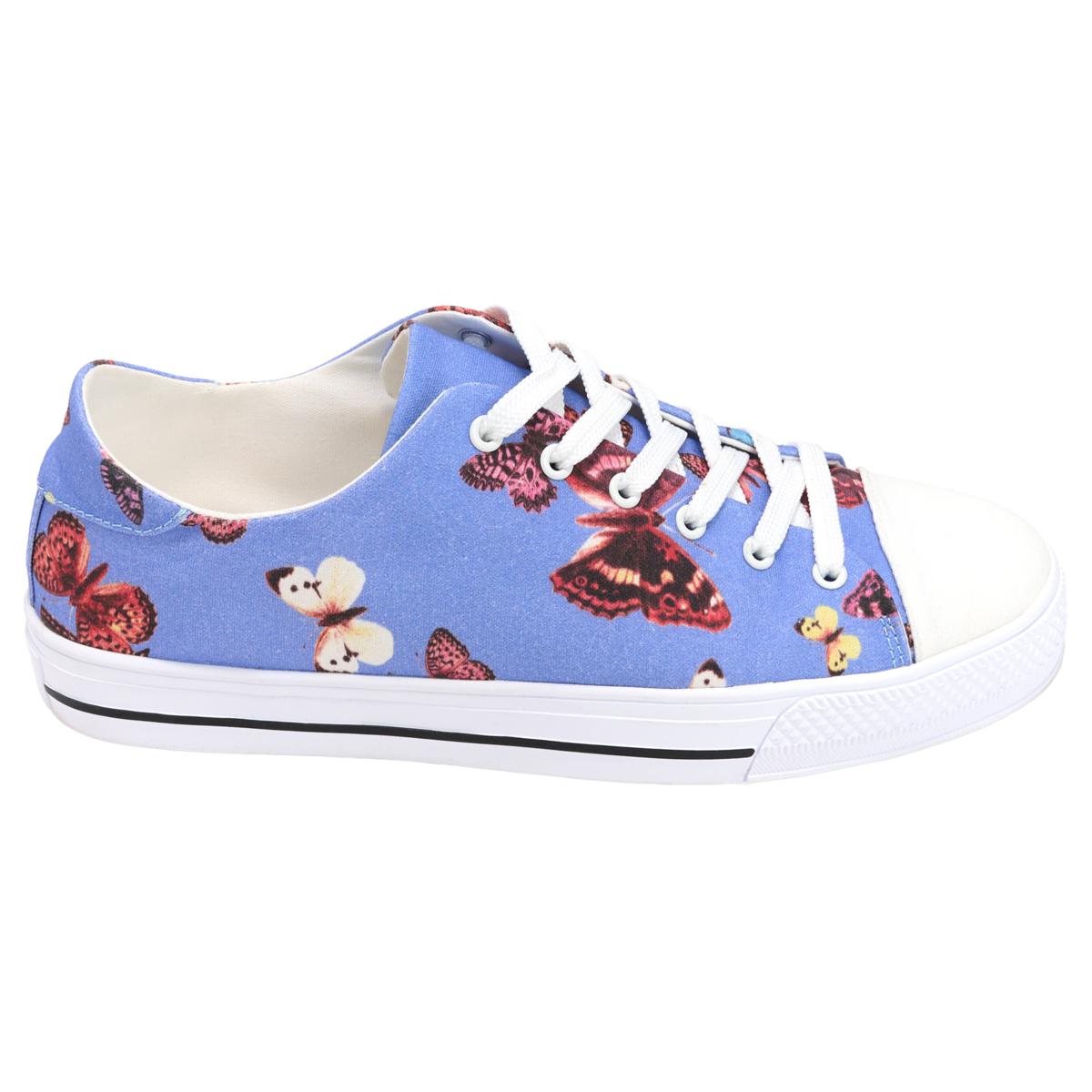 C Wonder Printed Cotton Canvas Sneaker | HSN