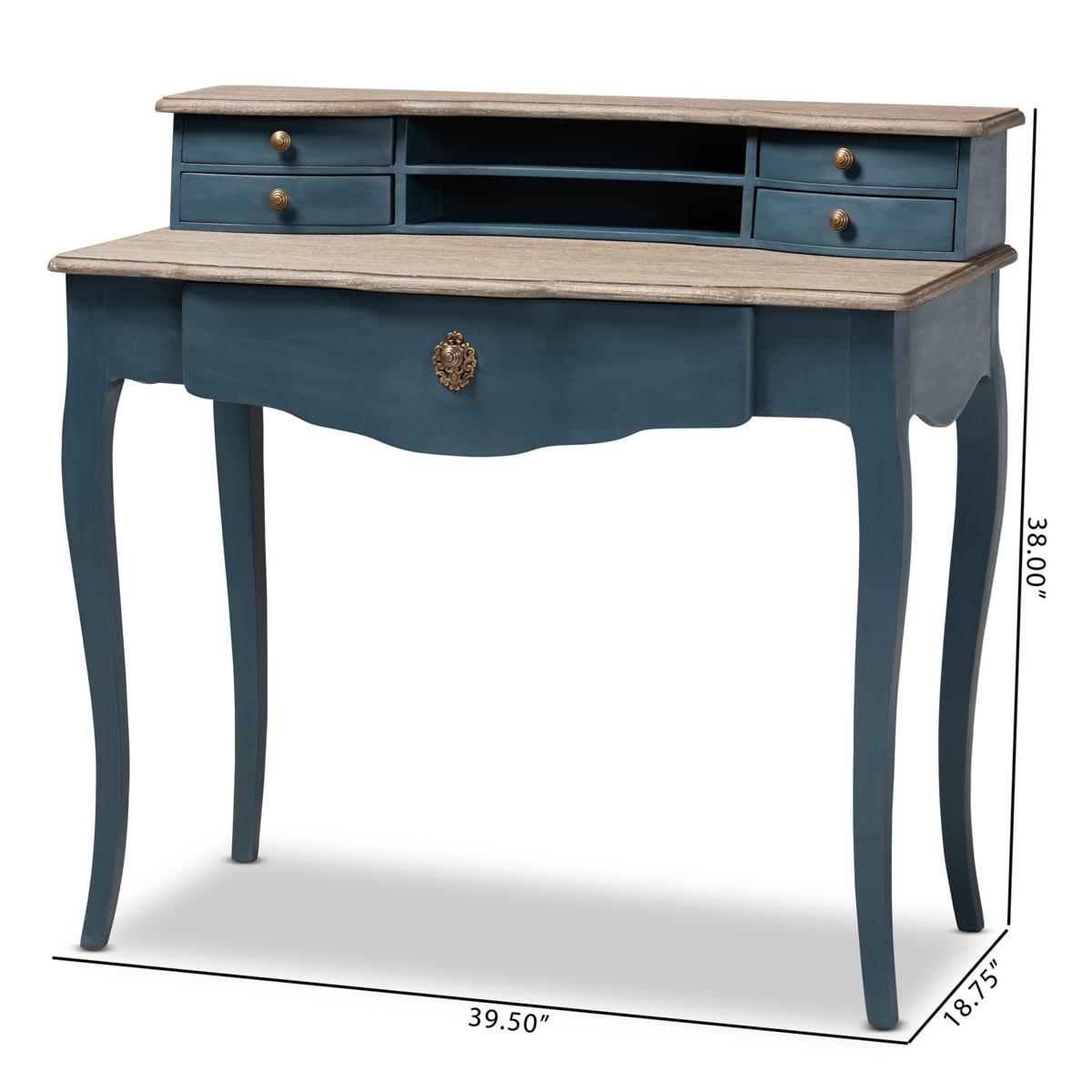 Celestine Accent Writing Desk 9903535 HSN