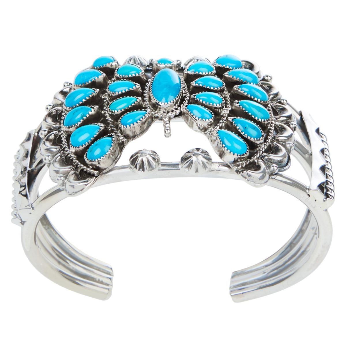 Chaco Canyon Sleeping Beauty Turquoise Motif Bracelet - 20924880