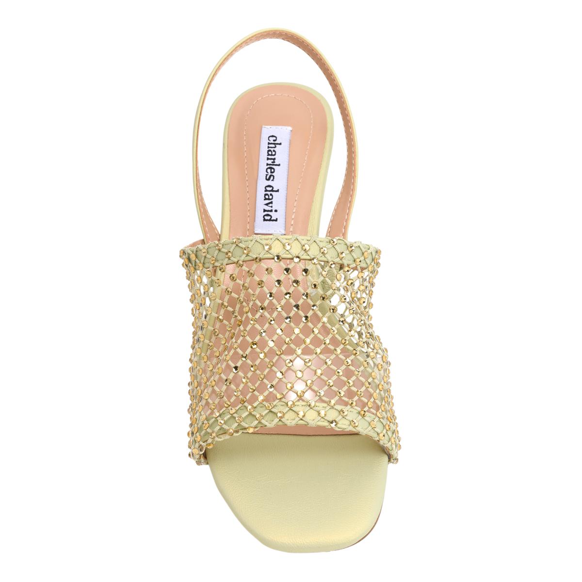 Charles by Charles David Aneah Rhinestone Open Toe Wedge Sandal | HSN