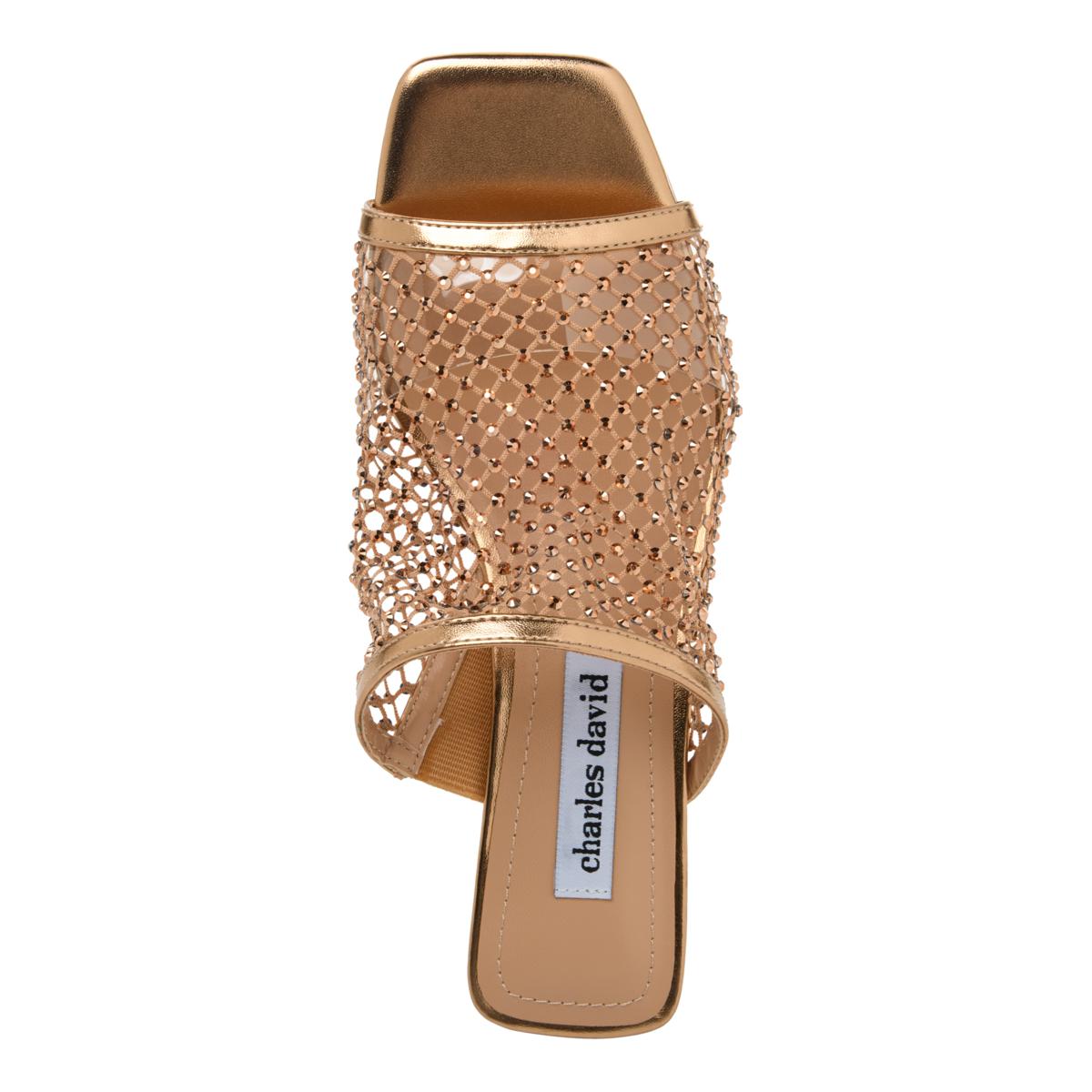 Charles by Charles David Noolie Open-Toe Rhinestone Wedge