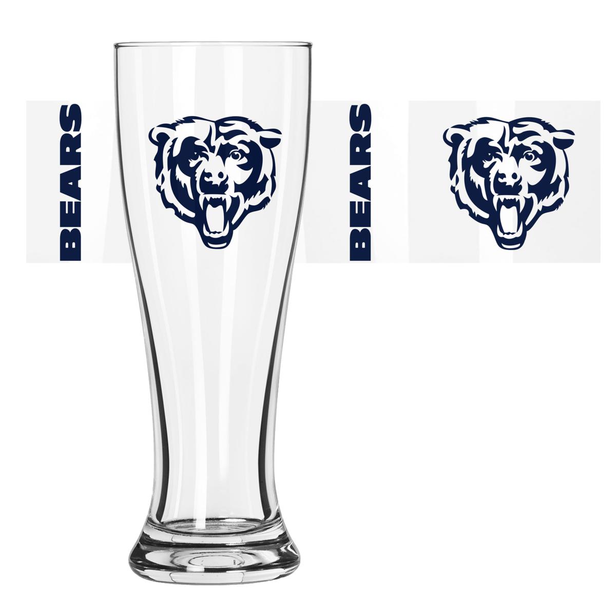 Logo Brands Chicago Bears 16oz. Gameday Pilsner Glass