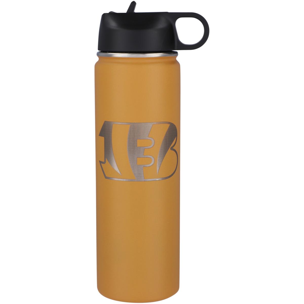 Official NFL Cincinnati Bengals Orange & Black Insulated Bottle