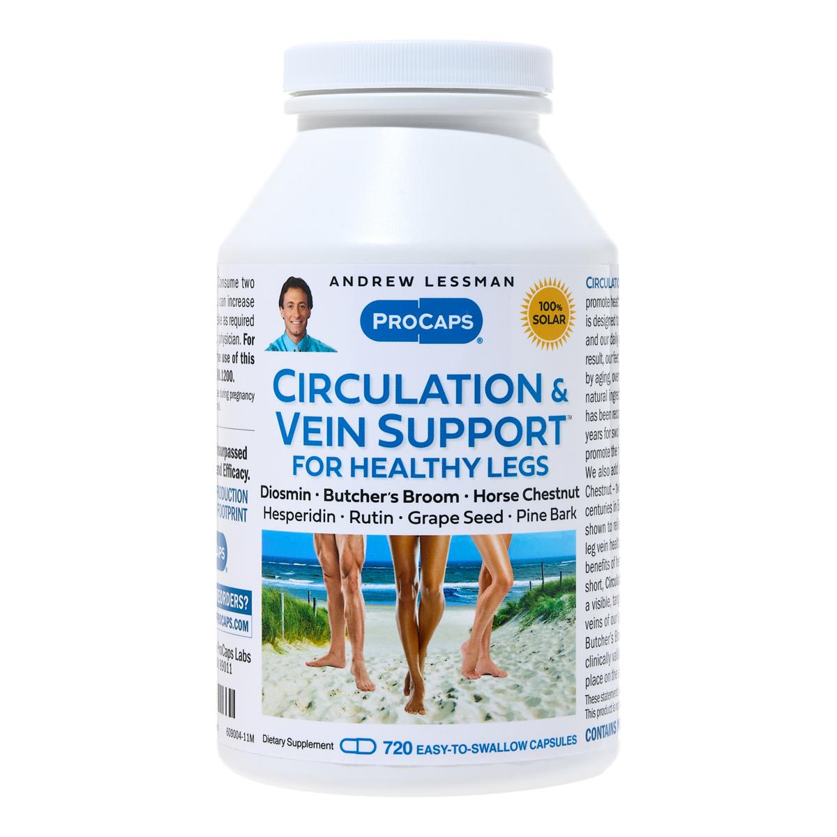 Circulation and Vein Support for Healthy Legs - 720 Capsules - 20831317 ...