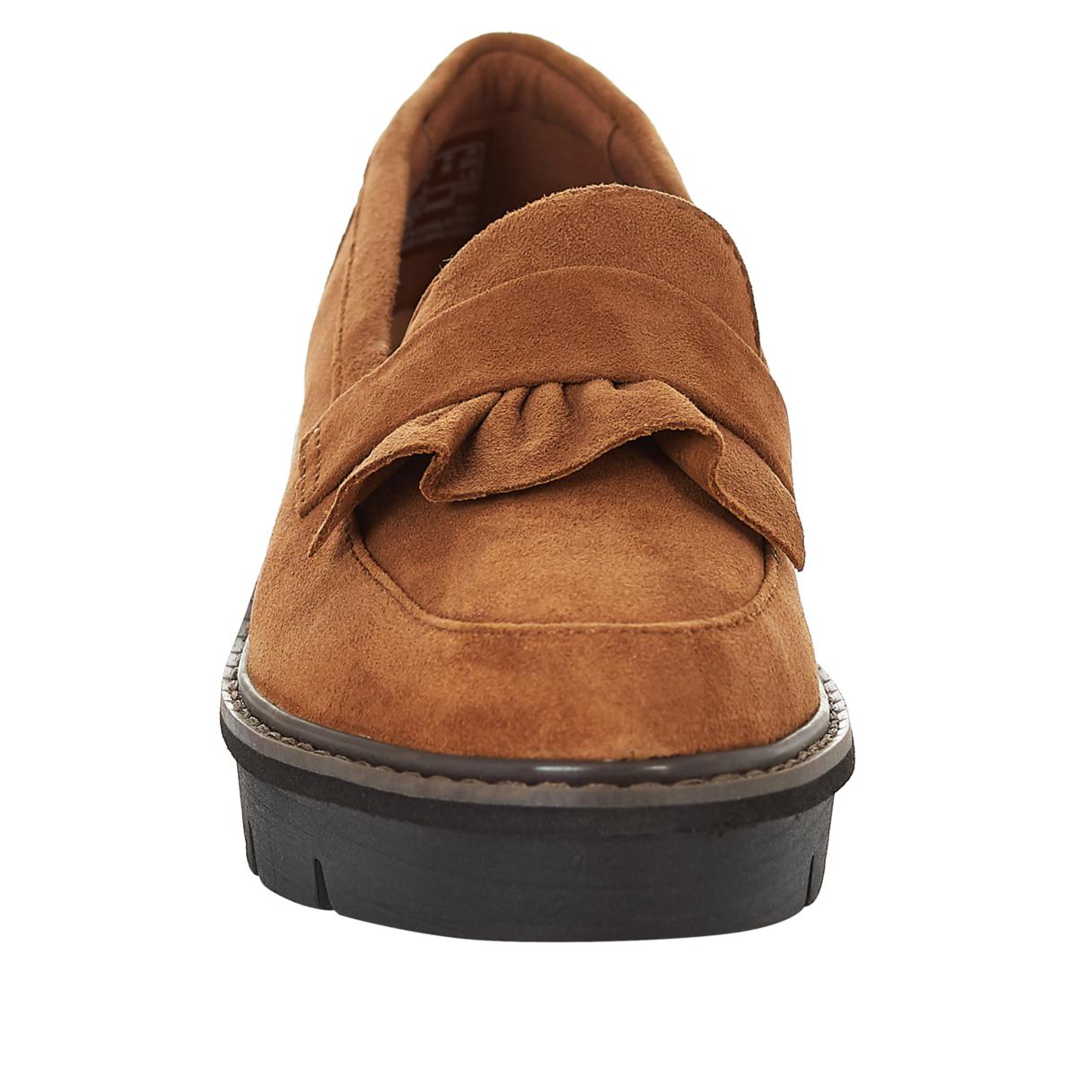 Clarks on sale wedge loafers