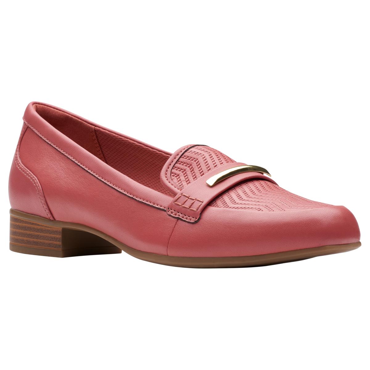 Clarks Collection Juliet Aster Leather Slip On Loafer 21627011 HSN