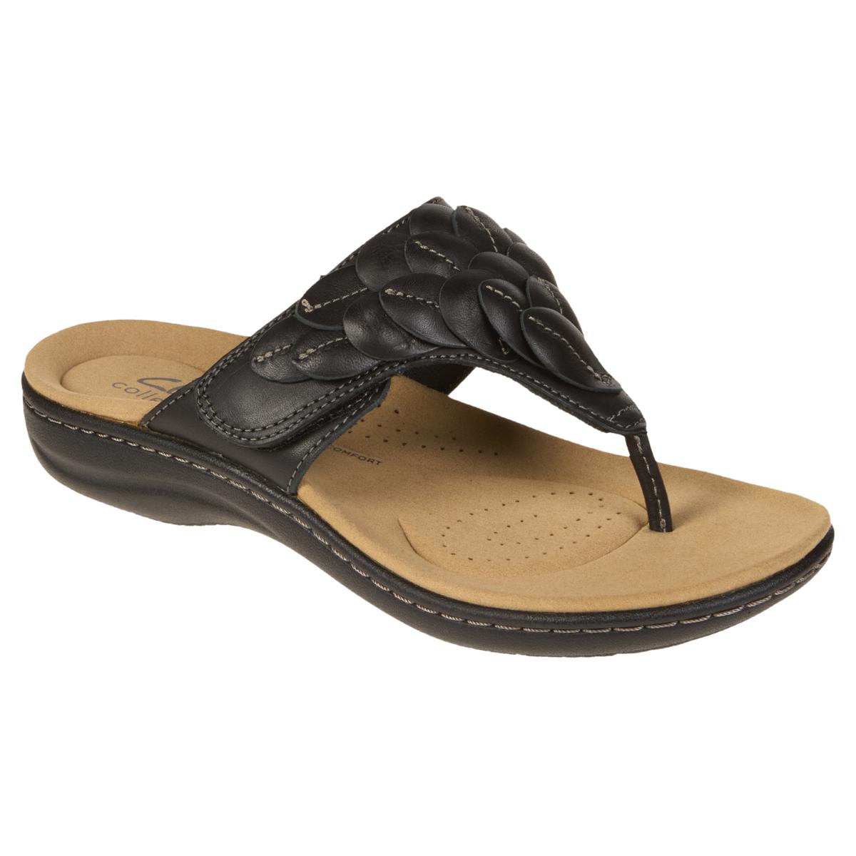 Clarks Collection Laurieann Palm Heritage Casual Flat Sandals