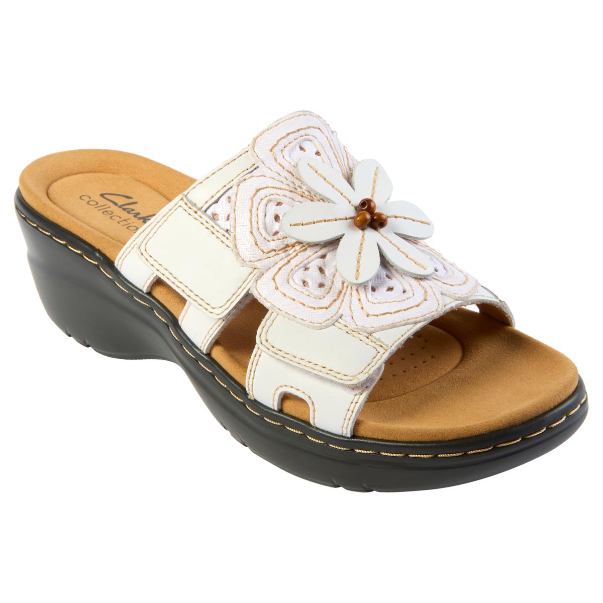 Clarks Collection Merliah Belle Heritage Casual Leather Wedge