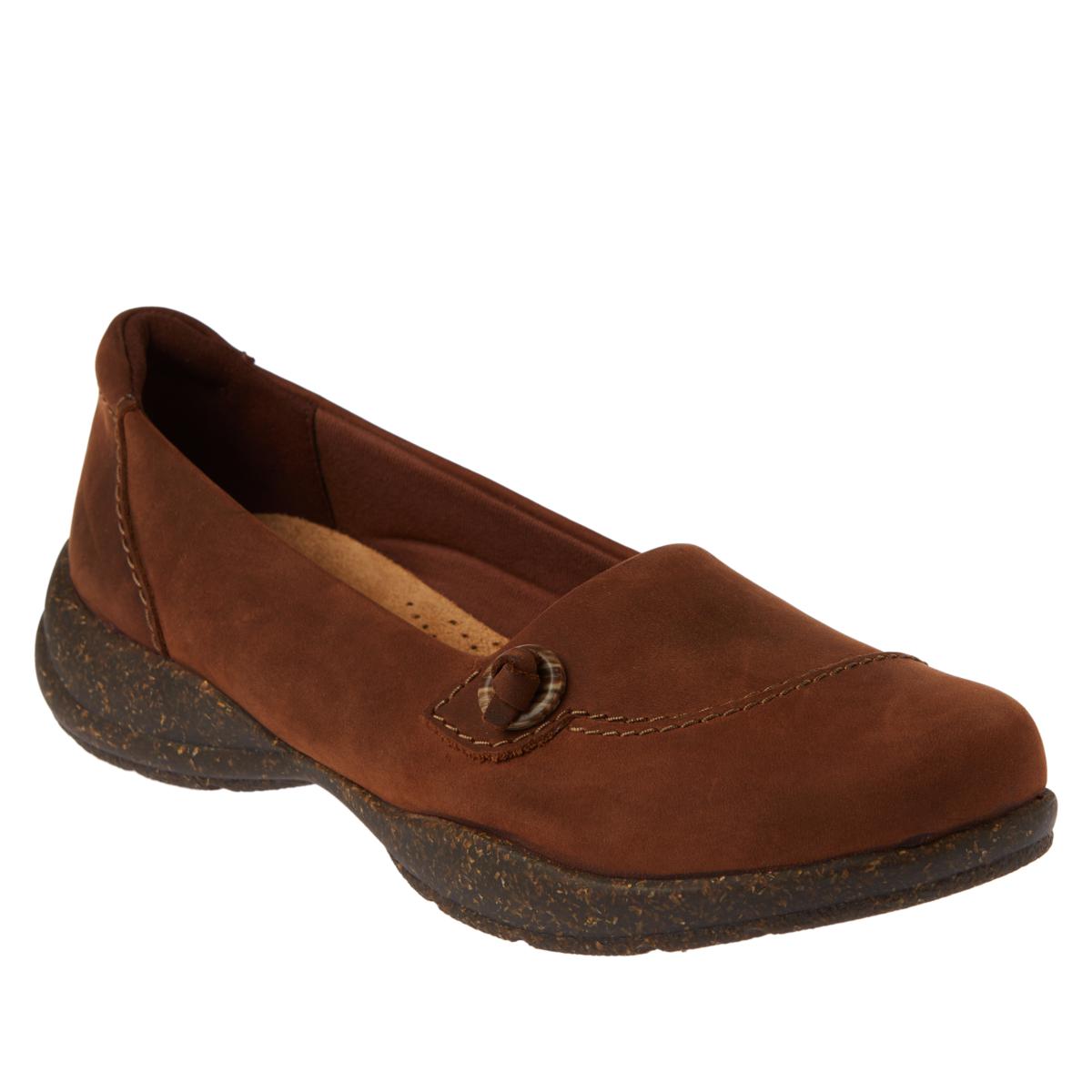 Clarks Collection Roseville Sky Leather Slip-On Skimmer