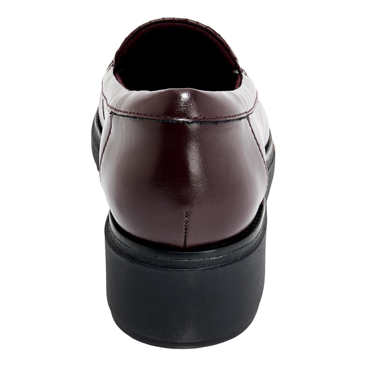 Clarks Collection Sharon Pace Leather Wedge Loafer | HSN