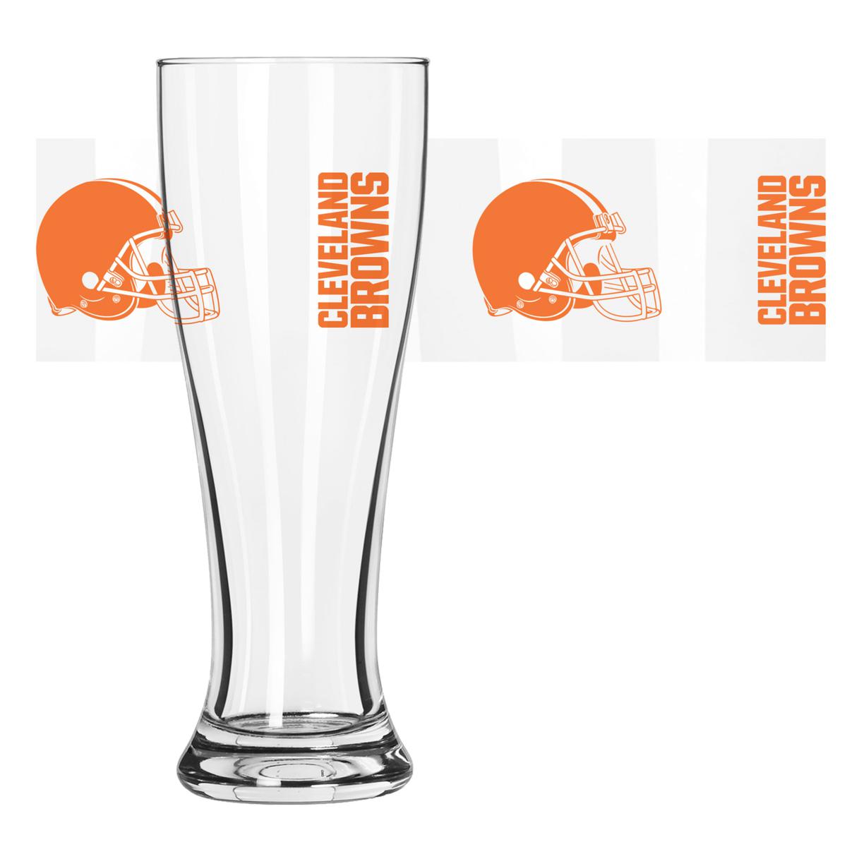 Logo Brands Cleveland Browns 16oz. Game Day Pilsner Glass