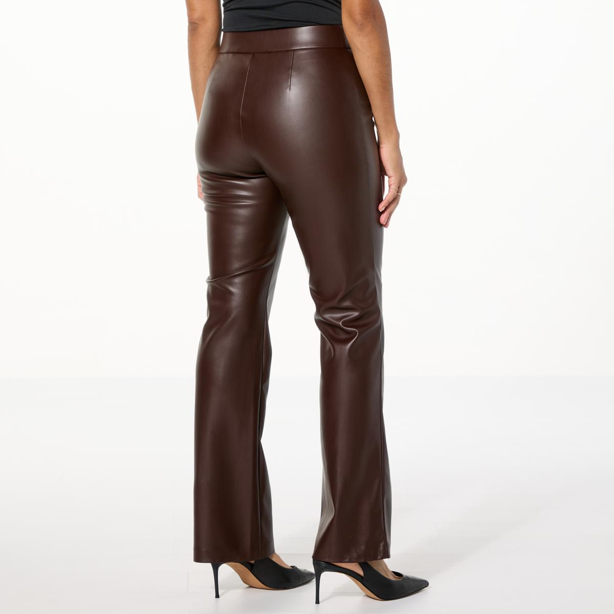 Colleen Lopez Faux Leather Bootcut Pant - 23070421 | HSN Colleen Lopez Faux Leather Bootcut Pant - 23070421 | HSN