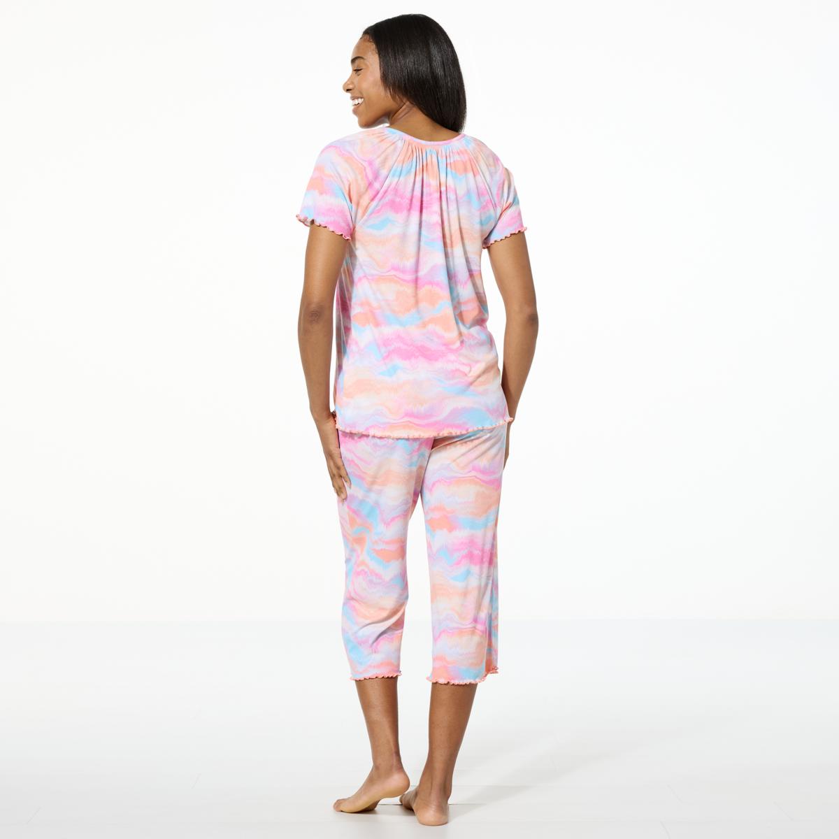 Comfort Code 2-piece So Soft Ribbed Marble Knit PJ Set