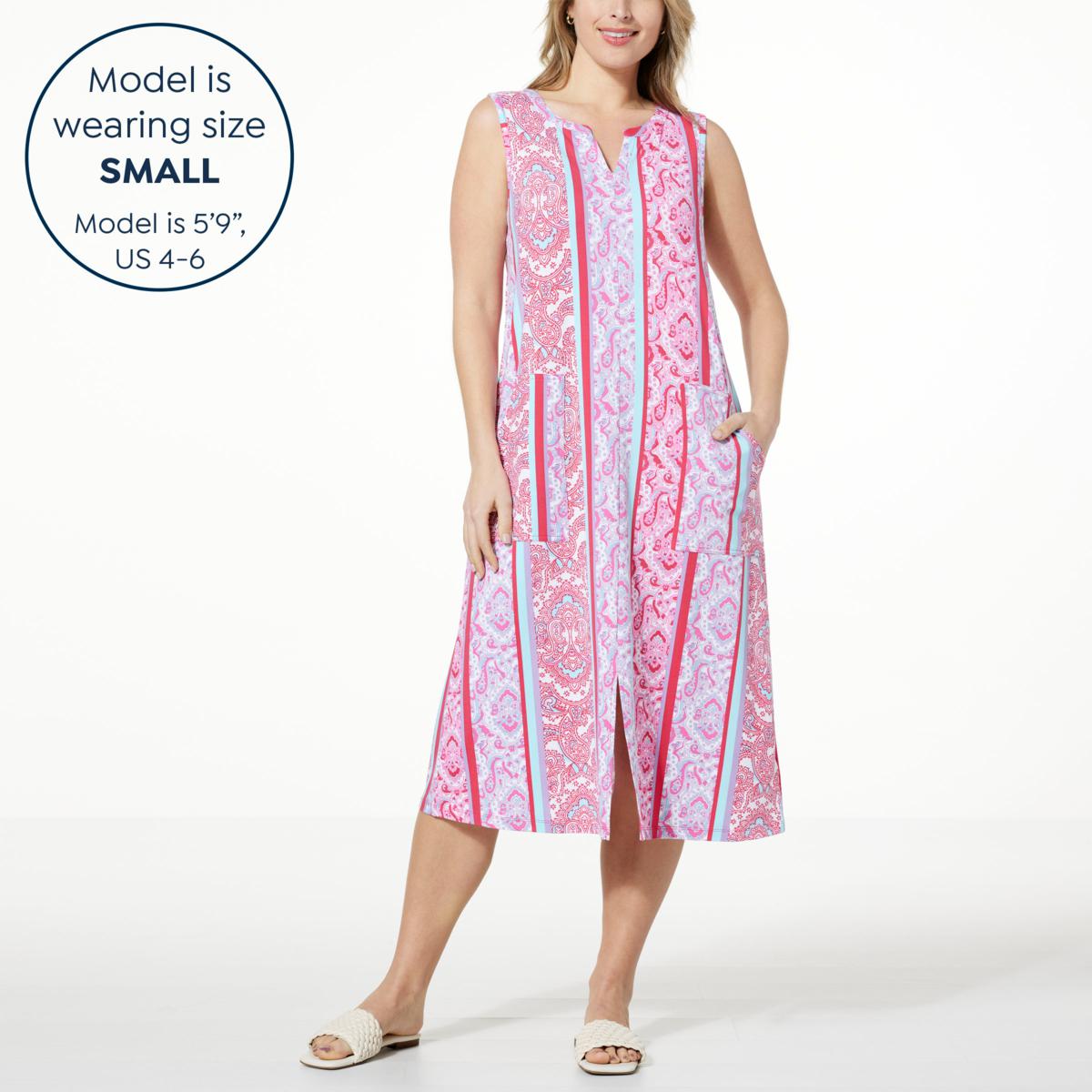 Comfort Code Stretch Jersey Knit Midi Lounge Dress - Black - Size Medium Comfort Code Stretch Jersey Knit Midi Lounge Dress - 21887848 | HSN