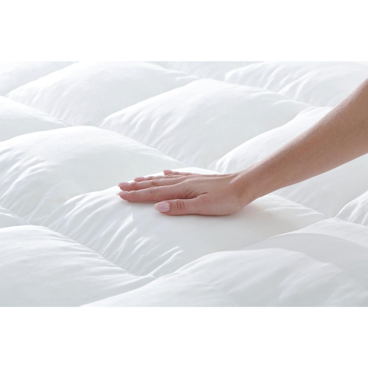 Hotel Laundry Mink Plush Fiberbed Topper - King