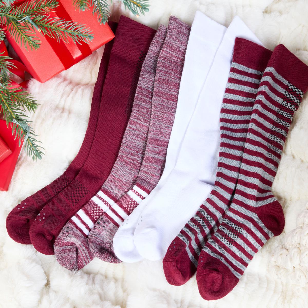Copper Life 4-pack SnugStay Knee-High Socks | HSN