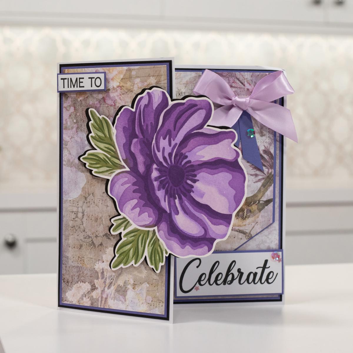 Crafter's Companion Anemone Floral Layering Stencil, Stamp