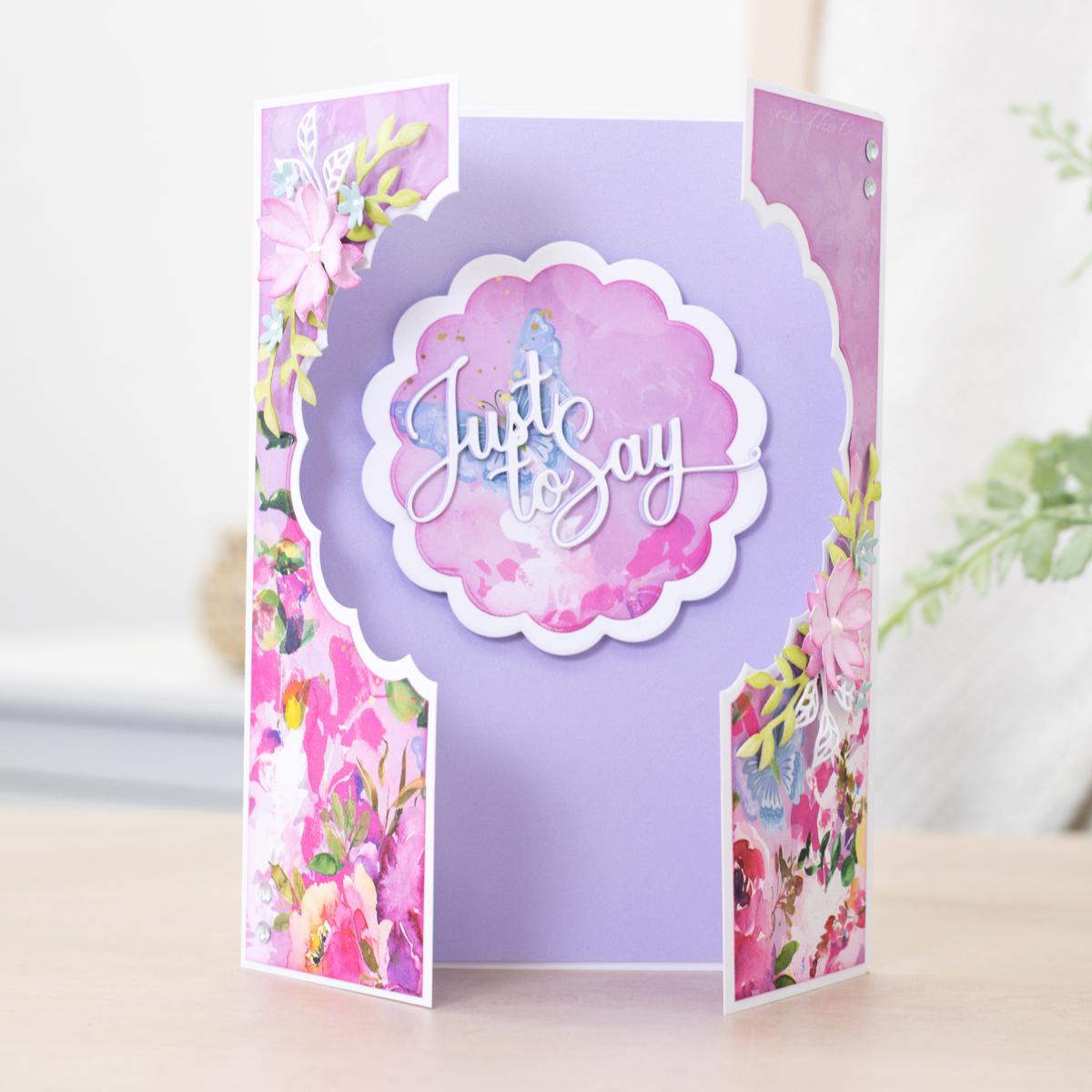 Crafter's Companion Create-A-Card Stamp and Die Kit