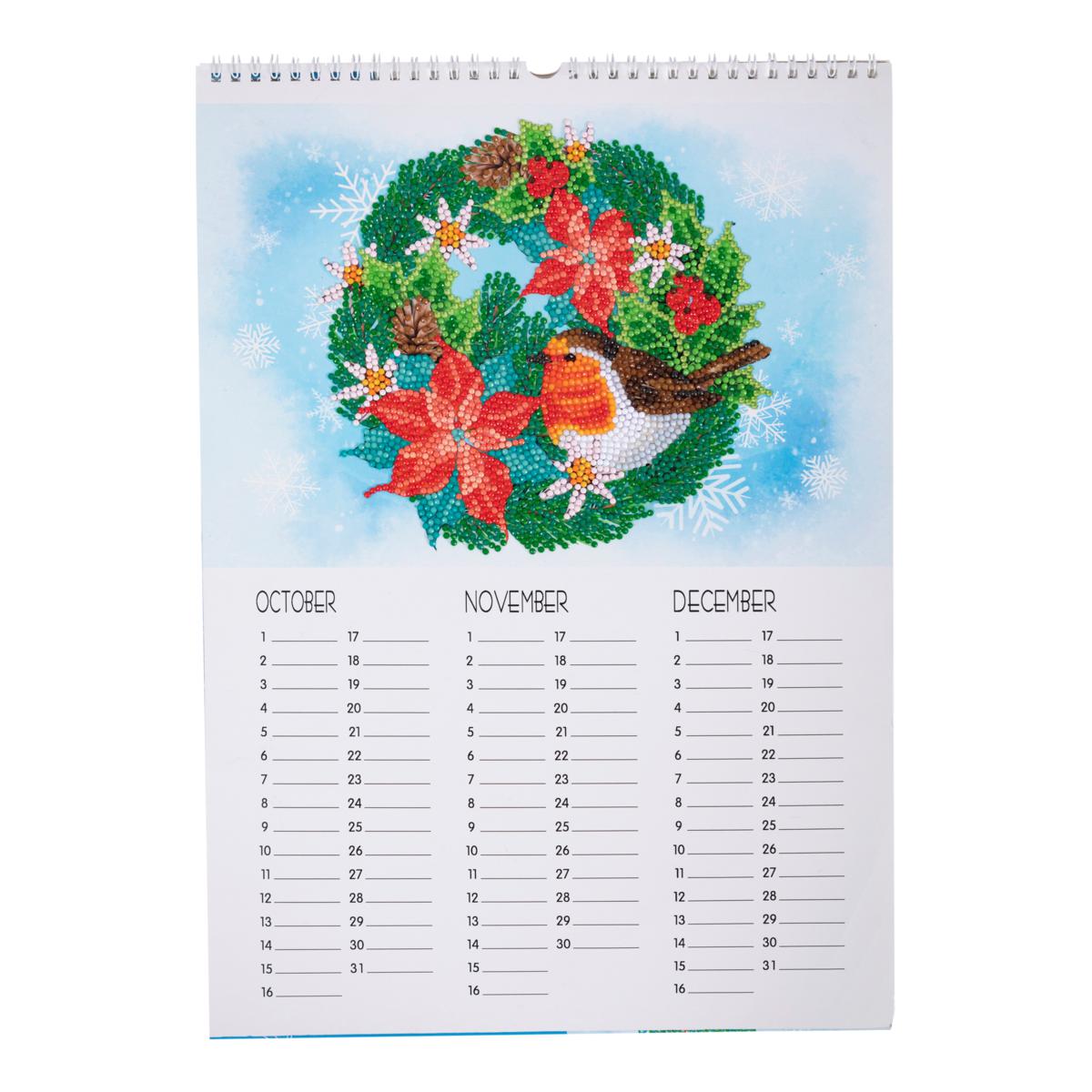 Crystal Art Perpetual Calendar with 4 Art Projects - 21591901