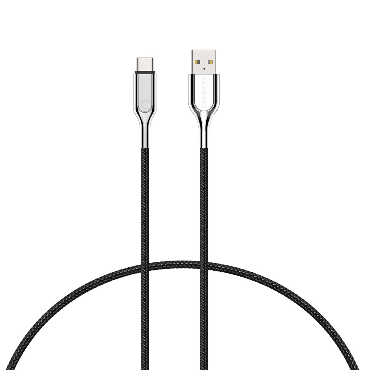 USB-C to USB-C Charging Cable (USB 2.0) Braided White 2m – Cygnett