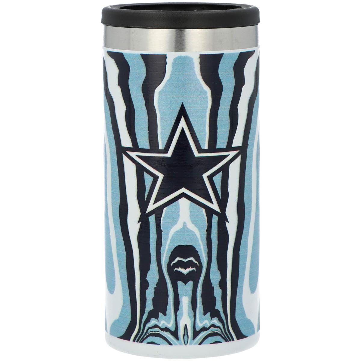 Logo Dallas Cowboys Camo 12 oz Slim Can Coolie