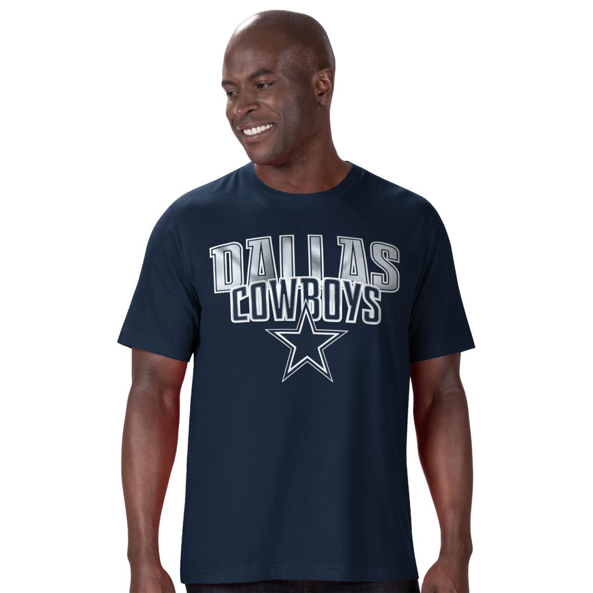 Dallas Cowboys Fanatics Branded Short & Long Sleeve T-Shirt Combo Pack -  Navy/White