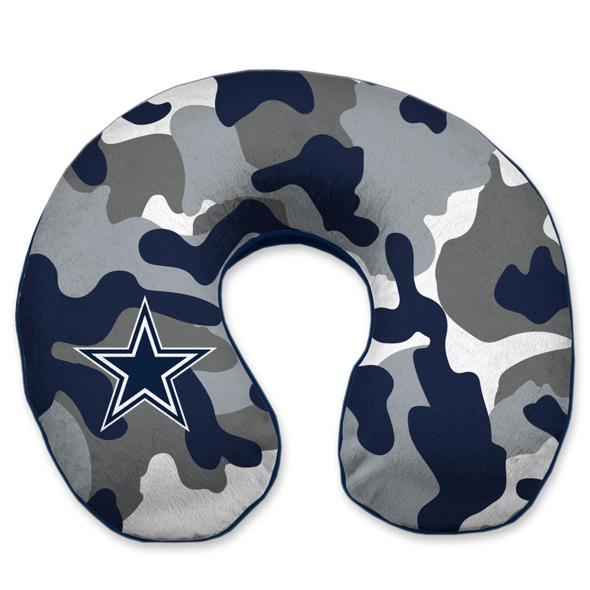 Dallas Cowboys Camo Memory Foam Travel Pillow - 21628754 | HSN