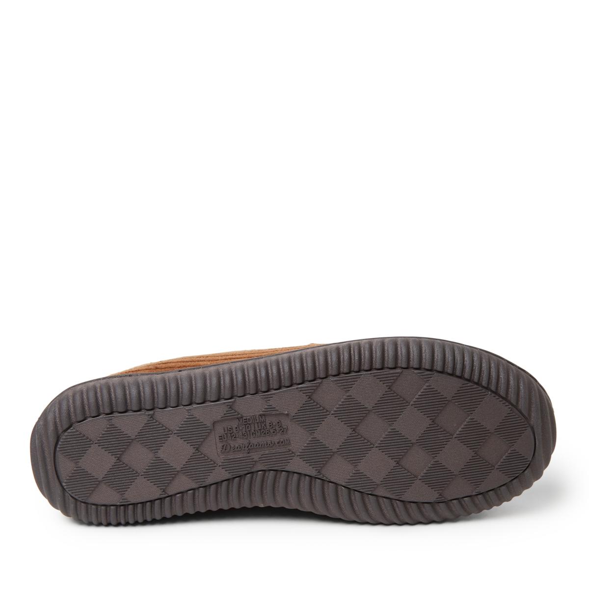 Dearfoams men's store corduroy moccasin slippers