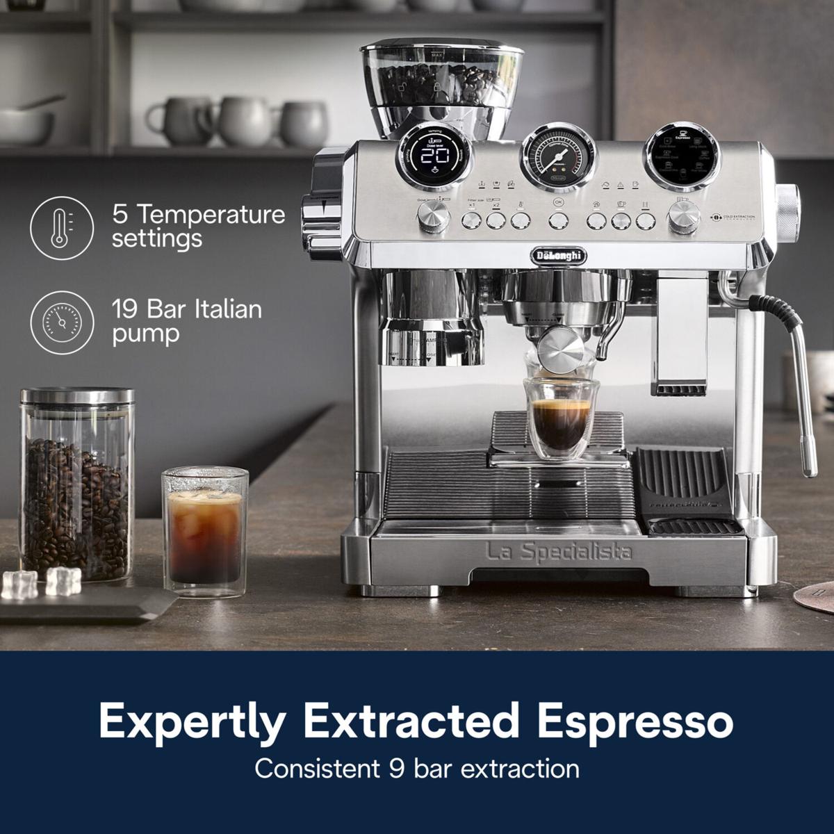 De'Longhi La Specialista Maestro Espresso Machine w/ Cold Brew | HSN