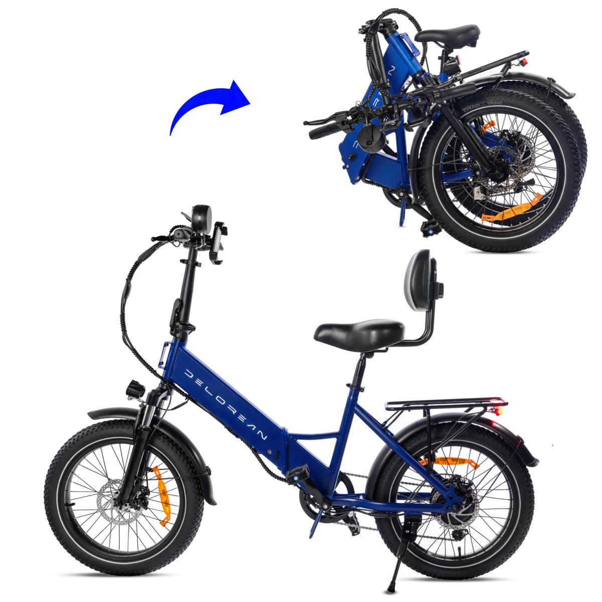 DeLorean Folding 500W E-Bike with Self-Repairing Tires and More | HSN