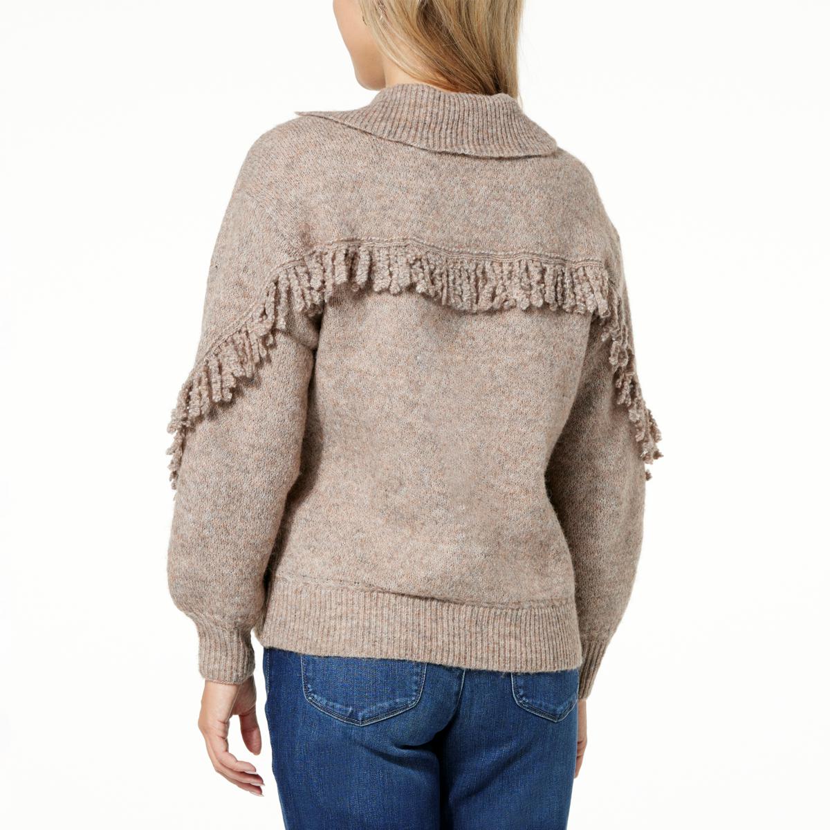 Tassel sleeve outlet sweater