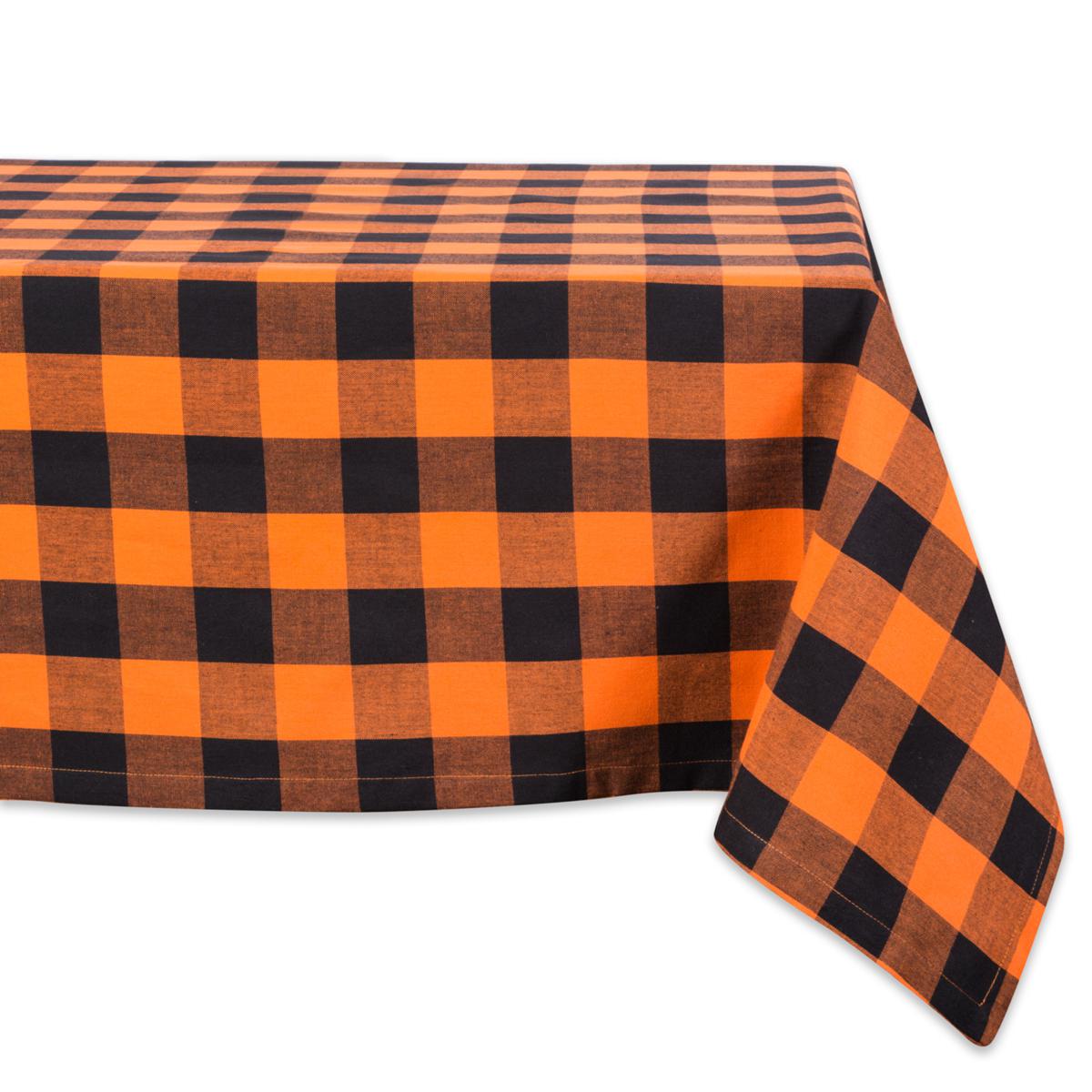 Design Imports Buffalo Check Tablecloth 60" x 84" 9415532 HSN