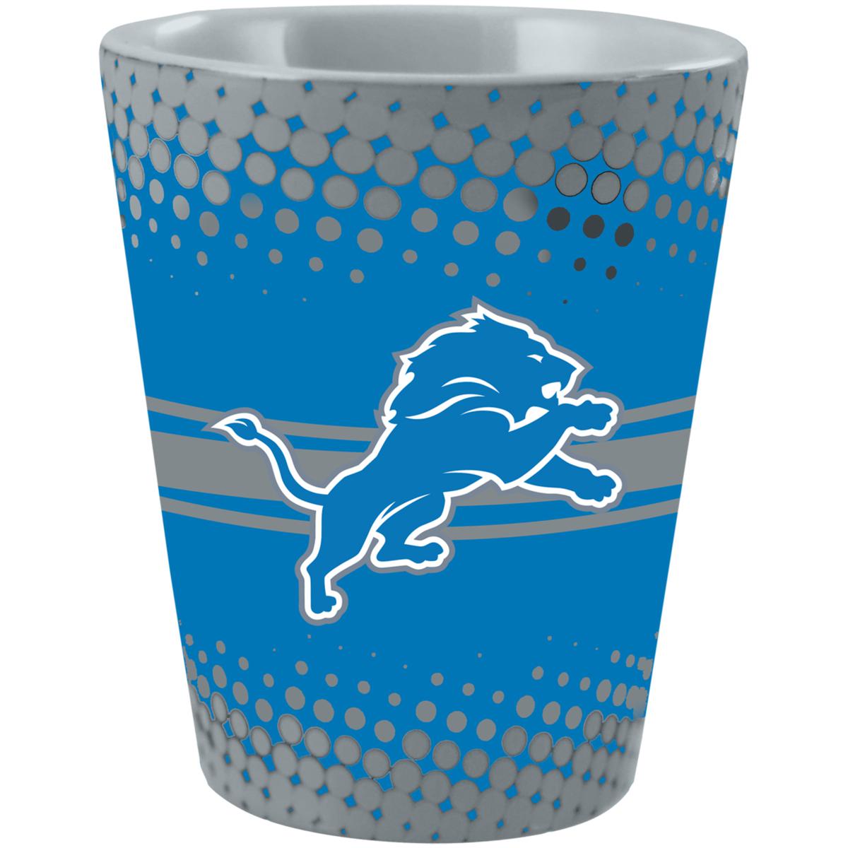 NFL, Dining, Detroit Lions Set Of 2 Collectable Glass Set