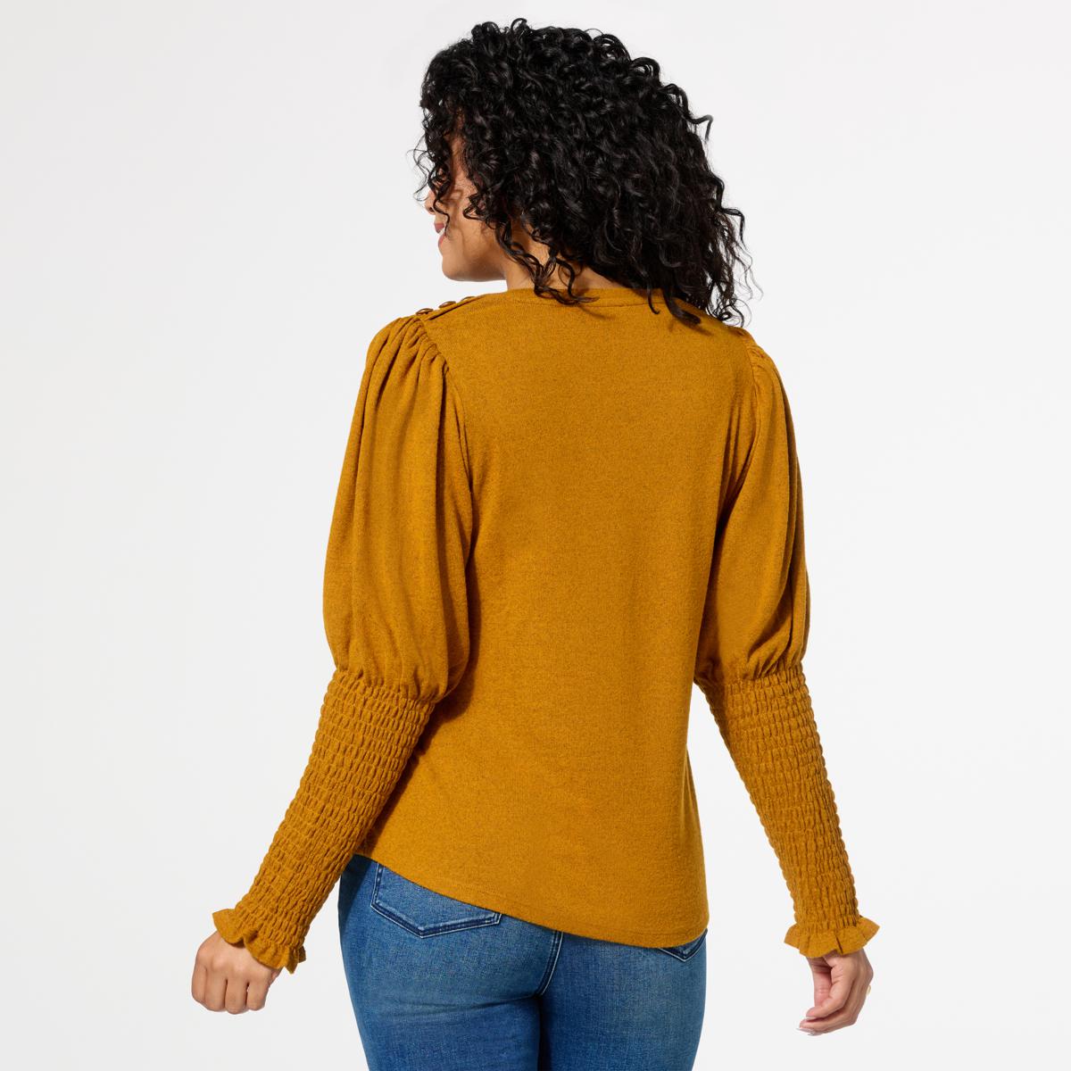 Mustard twist back jumper best sale