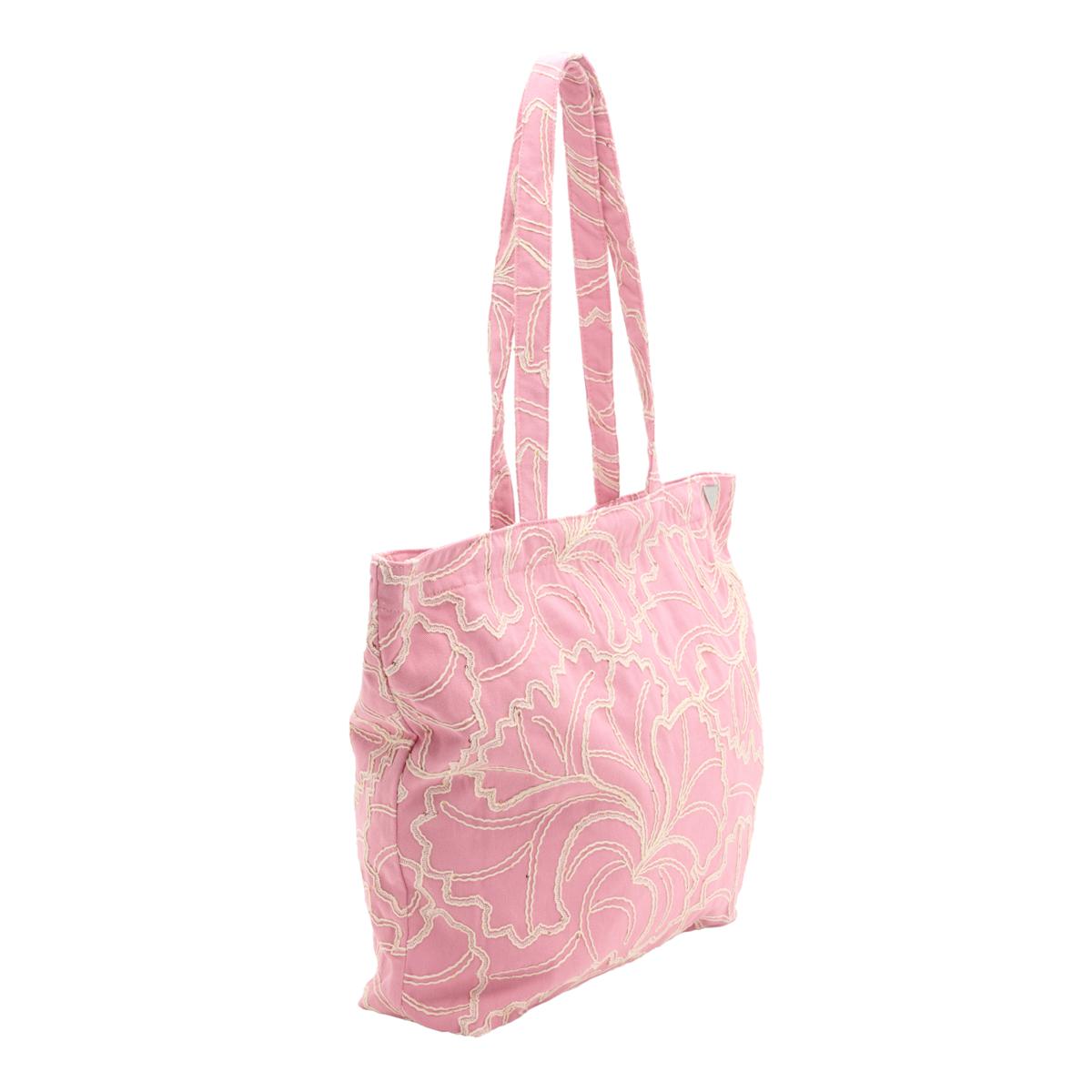 DG2 by Diane Gilman Cord and Sequin Embroidered Twill Tote Bag | HSN