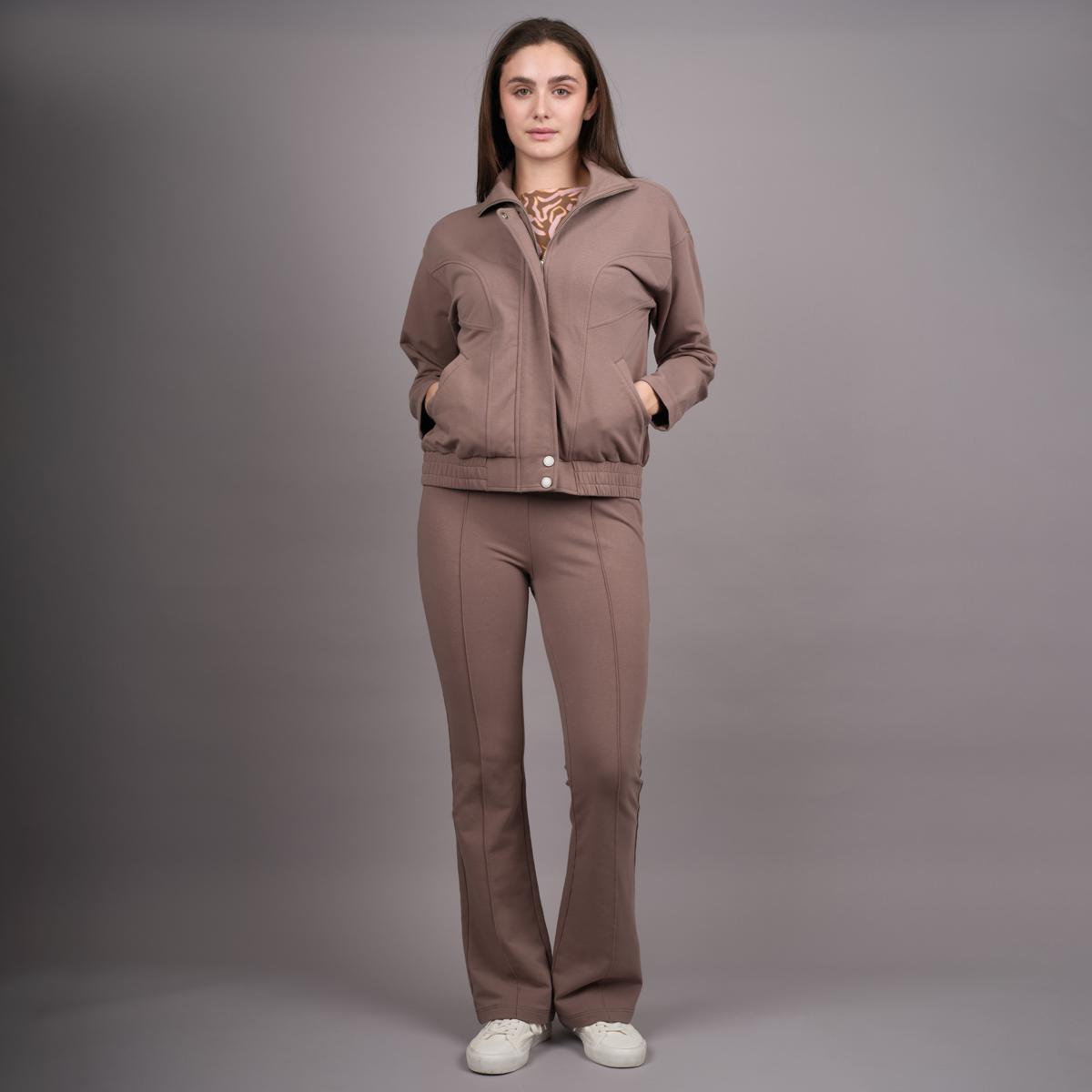 DG2 by Diane Gilman Knit Flex Zip-Front Seamed Jacket | HSN