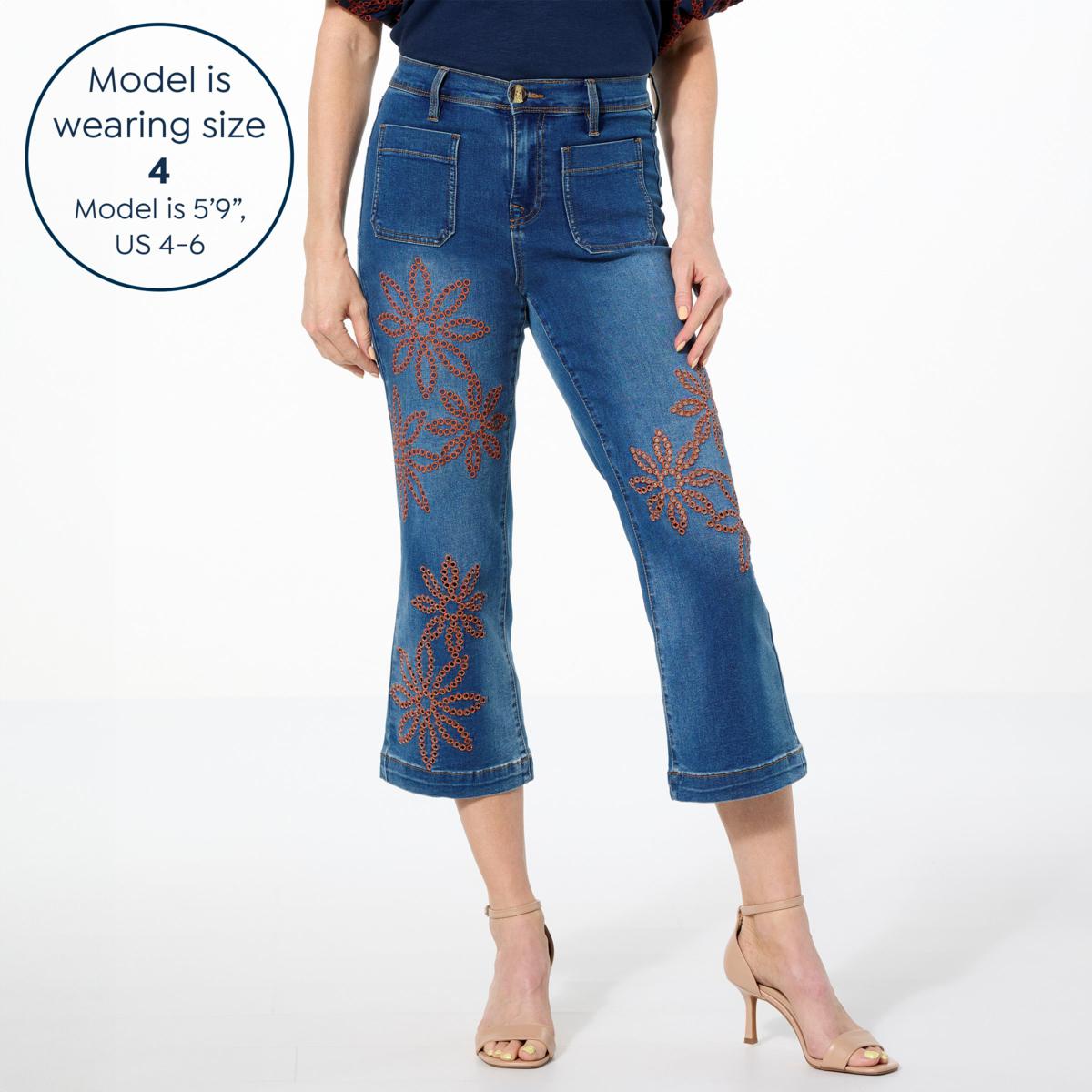 Diane gilman cropped jeans shops