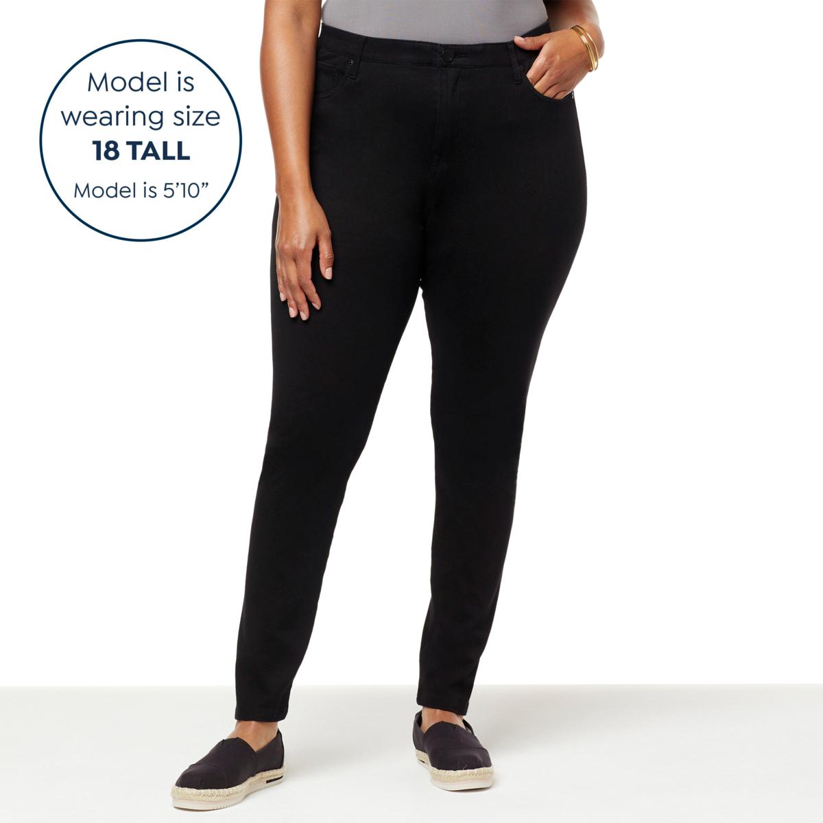 Intro #double;Teri#double; Love The Fit Knit Denim Twill Capri Jeggings