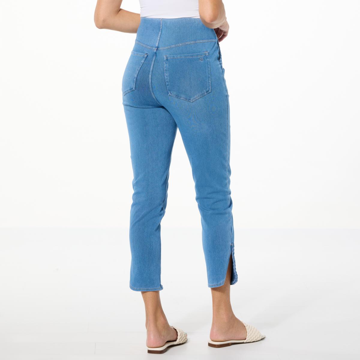 デニム・ジーパン CONTEMPORARY SQUARE CROPPED JEANS IN DENIM Dylan Mid Rise Asymmetric Cropped Straight Leg Jeans – RFM Denim