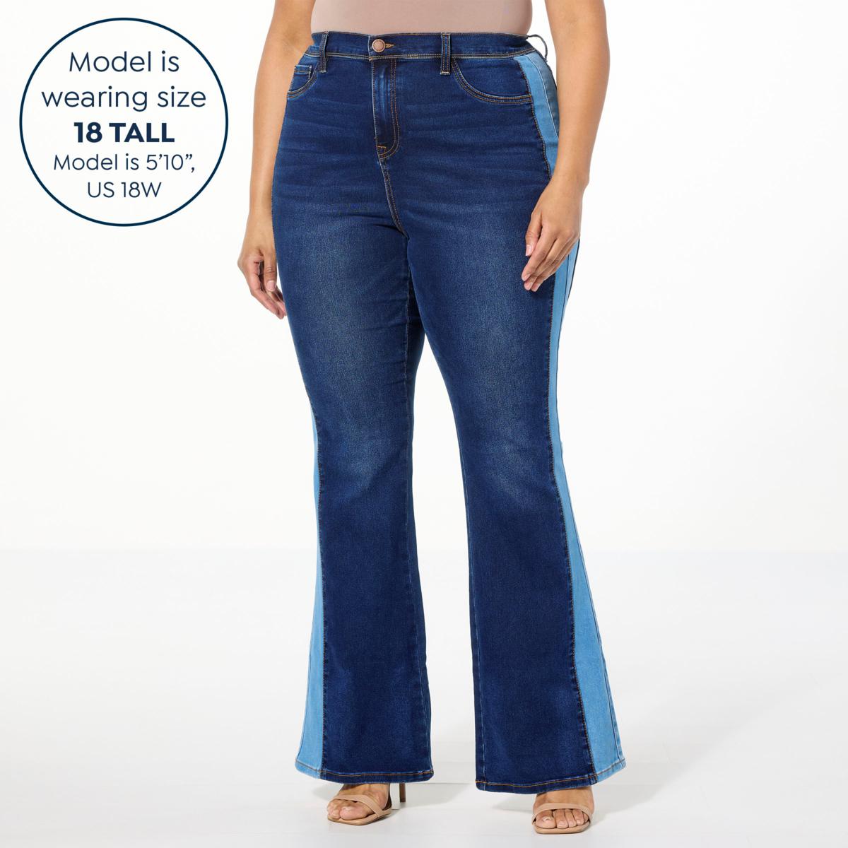 DG2 by Diane Gilman Virtual Stretch Denim 2-Tone Side Panel DG2 by Diane Gilman Virtual Stretch Denim 2-Tone Side Panel