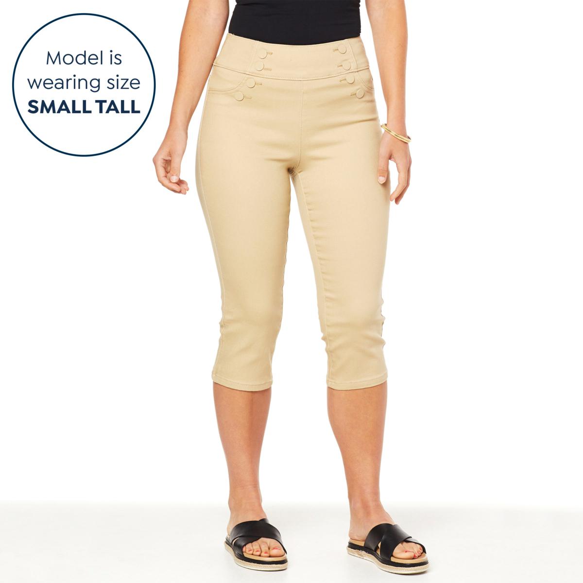 Antthony Smooth Operator Pull-On Straight Leg Capri Pant