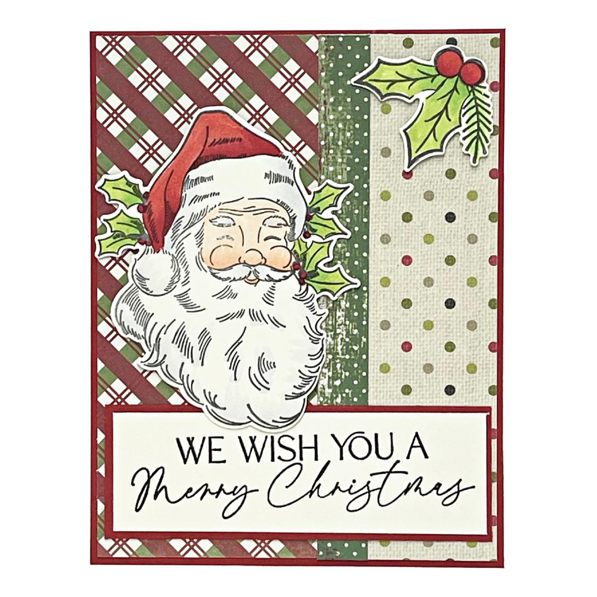 Diamond Press Christmas Reveal Stamp, Die and Stencil Set | HSN
