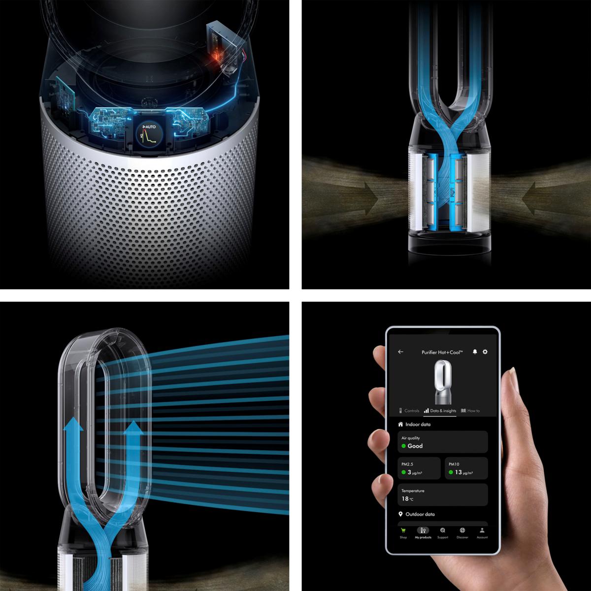 Dyson HP1 Hot + Cool Fan And Air Purifier | HSN