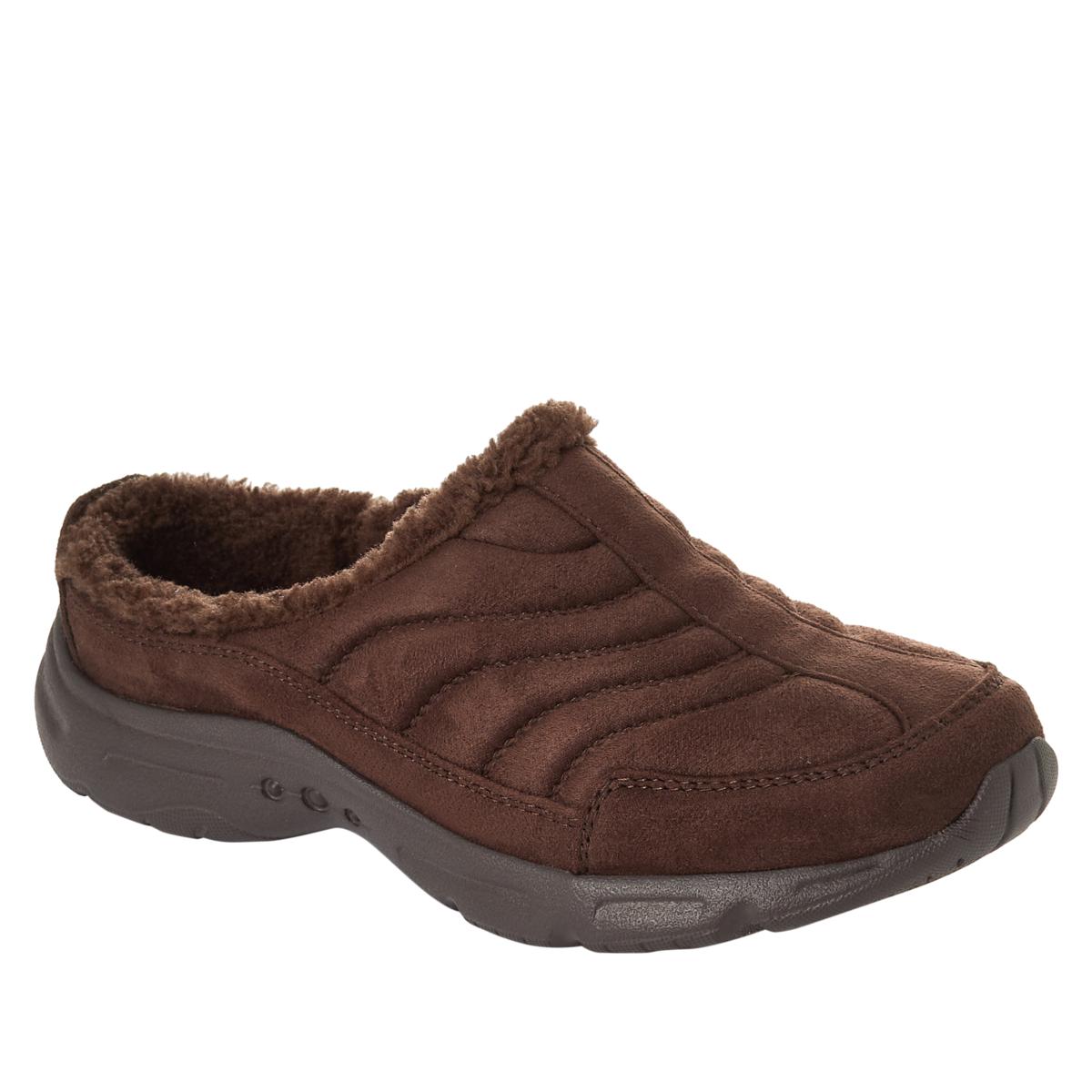 Easy spirit fur online lined clogs