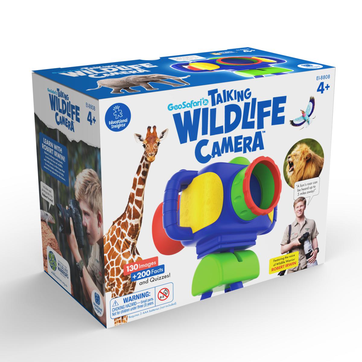 Educational Insights GeoSafari Jr. Talking Wildlife Camera Toy