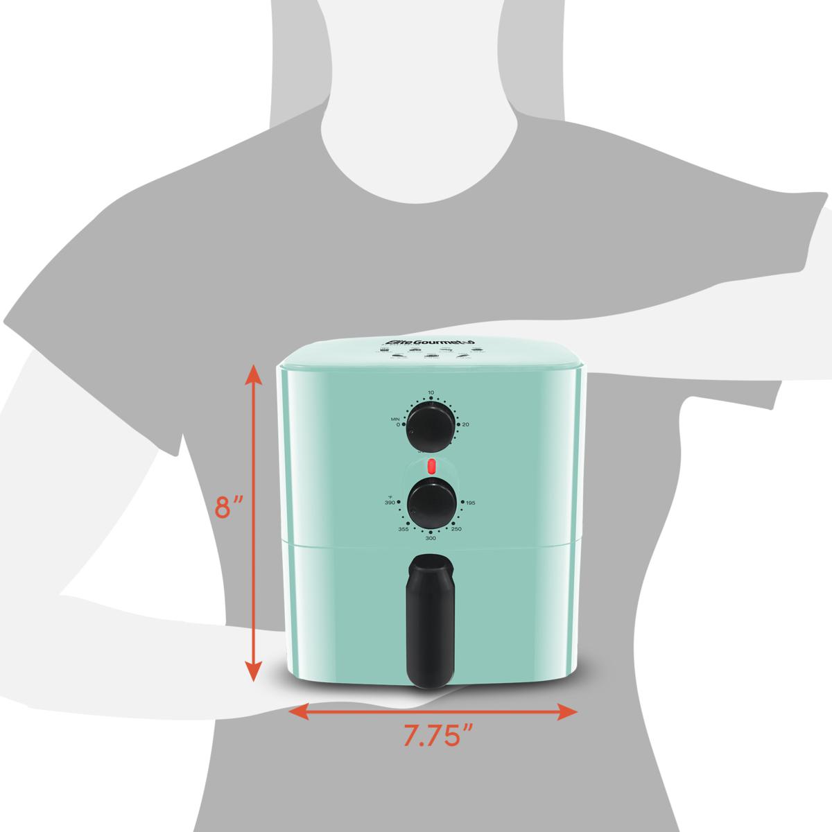 Elite Gourmet 1-quart Compact Air Fryer | HSN display picture 1