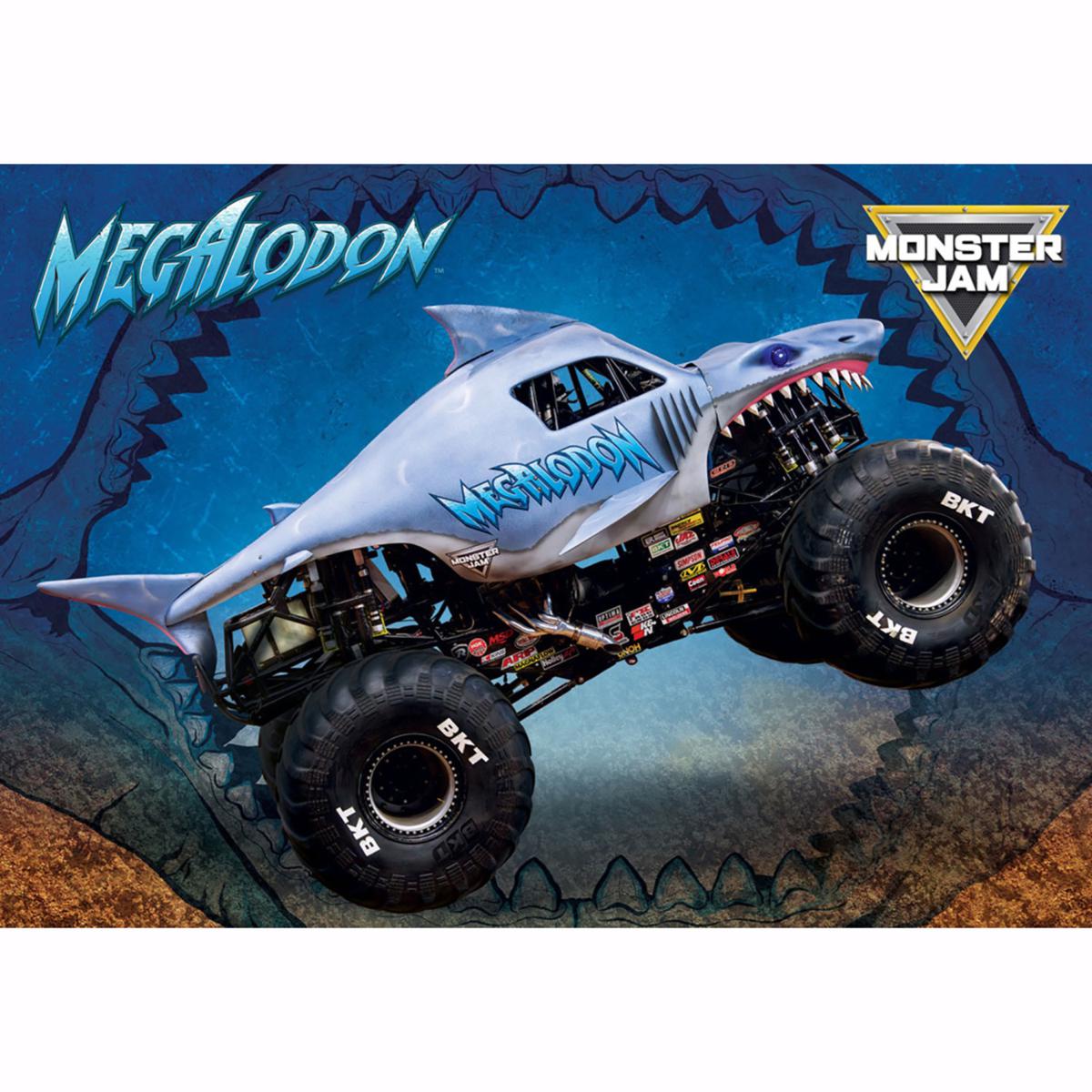 Eurographics: Monster Jam Puzzle & Lunch Box - Megalodon, 100pc | HSN