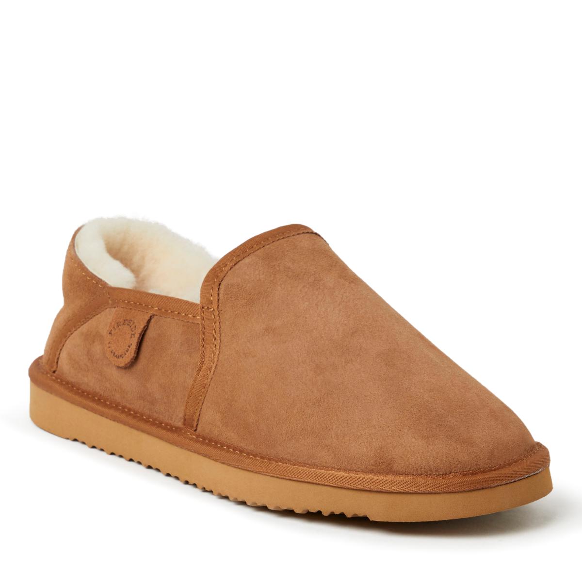 Fireside By Dearfoams Men's Hobart Genuine Shearling Slipper - 9815296 ...