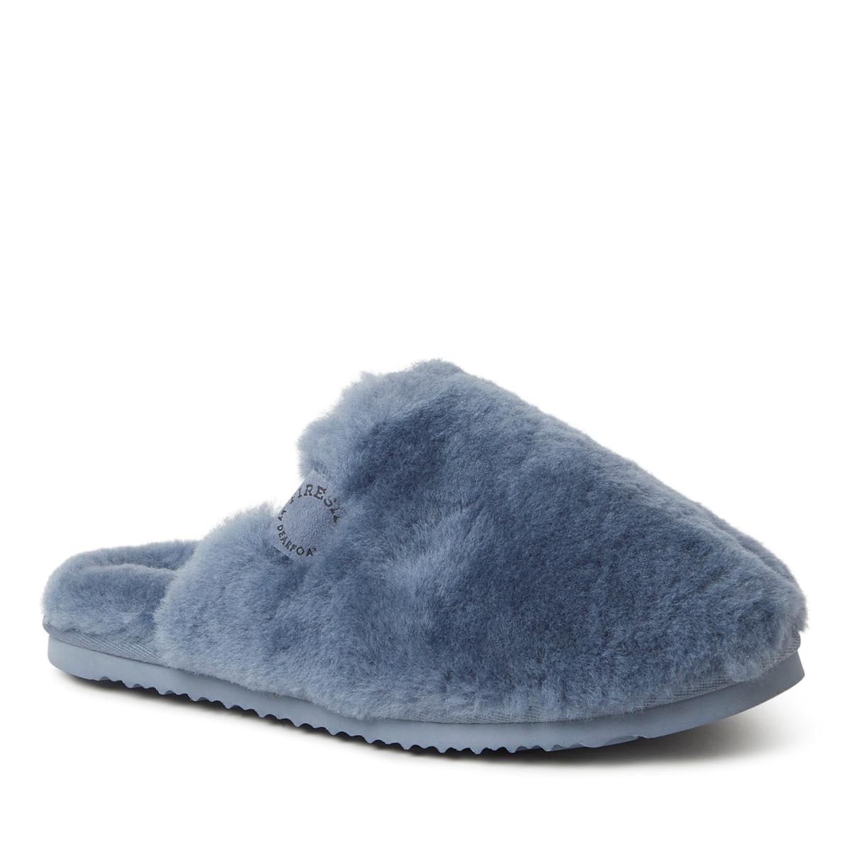 Fireside By Dearfoams Women's Shelly Beach Genuine Shearling Scuff